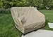 Patio Loveseat / Bench Covers with Adjustable Peel and Secure Fastener Strips Covers Outdoor and Indoor Furniture up to 60