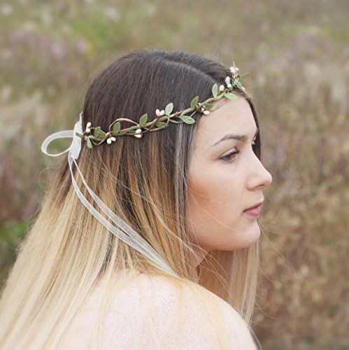 Woodland Goddess Head Wreath - Wedding Halo by Luxe &amp; Luster