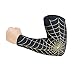 2-Pack Basketball Sleeves,JeeMax Compression Arm Sleeves for Basketball, Football & Running - Arm Support Improves Circulation, Soothes Muscles & Moisture-wicking Arm Guard with Spider Texture,1 Pair