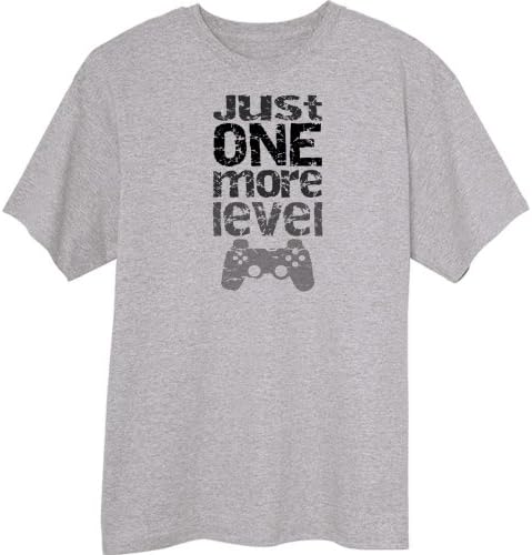 One More Level Funny Novelty T-Shirt - OXFORD - SMALL