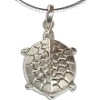 Chain Pendant Silver Jewelry for Women 1.75 inches