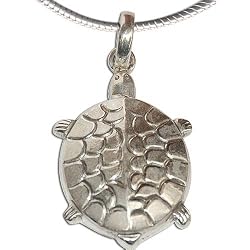 Chain Pendant Silver Jewelry for Women 1.75 inches