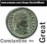 Ancient Coin House: CONSTANTINE The GREAT. BRONZE COIN. IMPERIAL ROMAN EMPIRE.