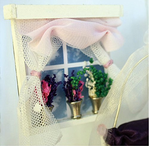 Bestmall®Wooden Dollhouse Miniature DIY Kit w/ Cover Girl's Pink Bedroom Dream Princess Home Love
Bestmall®Wooden Dollhouse Miniature DIY Kit w/ Cover Girl's Pink Bedroom Dream Princess Home Love