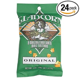 GLAD CORN Original flavor A-Maizing Corn Snack, 4-Ounce Bags (Pack of 24)
