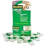 Scotch Products - Scotch - Pop-Up Magic 3/4" Tape Strip Refill, Value Pack, 2" Core, Clear, 75/Pad 12/Pack - Sold As 1 Pack - For use with Scotch Pop-up tape strip dispensers (sold separately). - Precut tape strips pop up one at a time for easy one-hand convenience. -