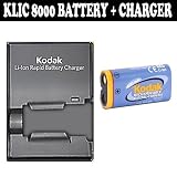 KODAK KLIC 8000 Rechargeable Li Ion Battery + Kodak Rapid Charger For The EAsyshare Z812 IS, Z1012 IS, Z1015 IS, Z1085 IS, Z1485 IS, Z612, Z712 IS, Z8612 IS Digital Cameras. Includes Plug Adapters for Australia , Canada , China , Europe , New Zealand , Switzerland , United Kingdom 51uFS9buBKL. SL160 KODAK KLIC 8000 Rechargeable Li Ion Battery + Kodak Rapid Charger For The EAsyshare Z812 IS, Z1012 IS, Z1015 IS, Z1085 IS, Z1485 IS, Z612, Z712 IS, Z8612 IS Digital Cameras. Includes Plug Adapters for Australia , Canada , China , Europe , New Zealand , Switzerland , United Kingdom