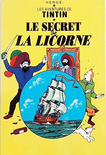 Vietnam Lacquer Art Paiting TINTIN - Plate - The Secret of the Unicorn
