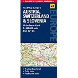 road map austria switzerland  slovenia road map europe