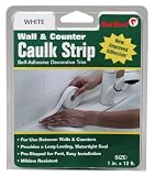 Red Devil 155 Caulk strip Wall & Counter White 1-inch by 12-feet