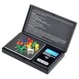 Masaling デジタル 超小型 精密量 ミニ 電子はかり　ジュエリー ポケットスケール　グリーンバックライト 見やすい　多機能　キッチン用　お菓子作り　皮むき機能　Jewelrys cales　c