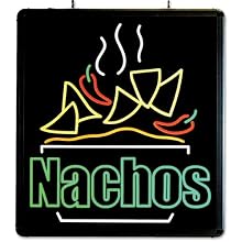 Benchmark 92004 Ultra-Bright Sign, Nachos, 16" Length x 17" Width x 1-1/4" Height