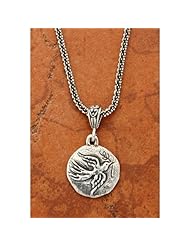Sterling Silver Dove Medal, SS 18 inch Chain