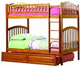 Richmond Twin over Twin Bunk Bed Caramel Latte with Trundle