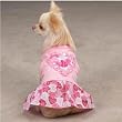 Valentine's Day Dog Dress - Valentine's Day Heart Pet Dress - X-Small (XS)