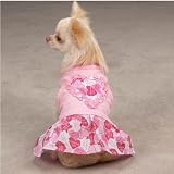 Dog Dress - Valentine's Day Heart Pet Dress - X-Small (XS)