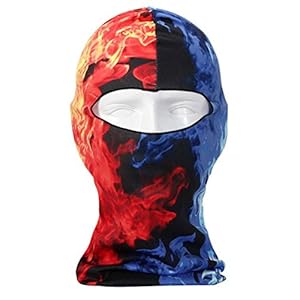 Men Women Half Cover Black Face Ski Mask Wind Resistant Winter Snow Balaclava (BB-13)