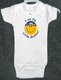 I'm the Little Brother One Piece Underwear Shirt - Smiley Face Design