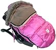 7A.M. ENFANT "Le Sac Igloo" Footmuff, Converts into a Single Panel Stroller and Car Seat Cover - Pink, Small