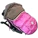 7A.M. ENFANT "Le Sac Igloo" Footmuff, Converts into a Single Panel Stroller and Car Seat Cover - Pink, Small