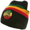 Rasta Beanie-Black Lion