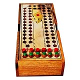 EXP Handmade Wood Horse Race Travel Game