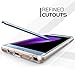 Galaxy Note 7 Case - MoKo Advanced Halo Series Scratch-proof Back Cover with TPU Cushion Technology Corners + Clear Panel for Samsung Galaxy Note 7 5.7 Inch 2016 Release, Crystal Clear