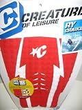 Creatures of Leisure RY CRAIKE Surfing Traction Pad in Red & White