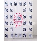 MLB PVC Shower Curtain MLB Team: New York Yankees