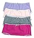 T-cottons Little Girls 100% Cotton Briefs In Assorted Colors (4 Pack)