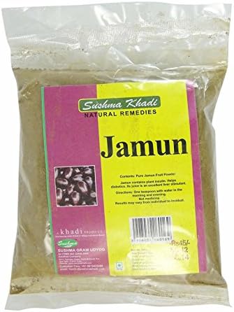 Sushma Khadi Natural Remedies Jamun Powder Excellent liver Stimulant 200g.