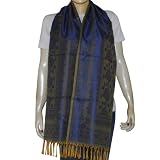 Designer Scarf Vintage Accessories Viscose 50 x 182 Cm