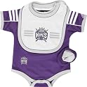 Sacramento Kings Infant Creeper Bib and Bootie Set