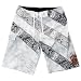 Quiksilver Men's Condition Black Eddie Aikau Boardshorts White Y101033Q-WHT