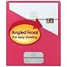 Smead Slash/Jacket, Letter, 11 Point, Red, 25 per Pack (75433)