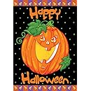 Toland Home Garden Happy Halloween 12.5 x 18-Inch Decorative USA-Produced Garden Flag