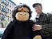 HUGE STUFFED APE GORILLA 40 LARGE GIANT JUMBO PLUSH KING KONG JUMBO MONKEY * BLACK COLOR * AMERICAN MADE IN THE USA AMERICA
