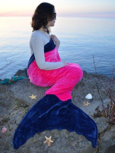 Mermaid Tail Blanket in 5 different Colors CHILD &amp; ADULT Size Available Best Gift Ever