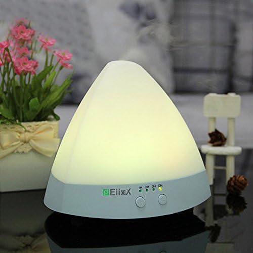 EiioX 80ml Blue Aromatherapy Essential Oil Purifier Diffuser Ultrasonic  Humidifier with Independent Oil Box, Creative Gift