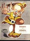 Football Game Program Cleveland Browns vs New York Yankees 1946