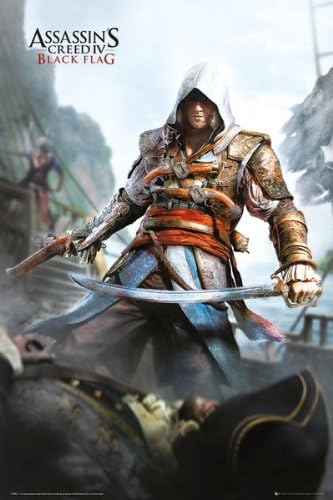 Assassin's Creed IV: Black Flag - Gaming Poster (Cover) (Size: 24" x 36")
