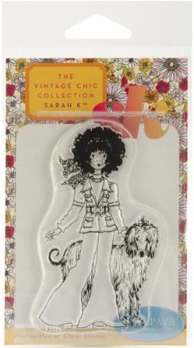 Stampavie Cherie with Her Best Friend Stamp, Clear