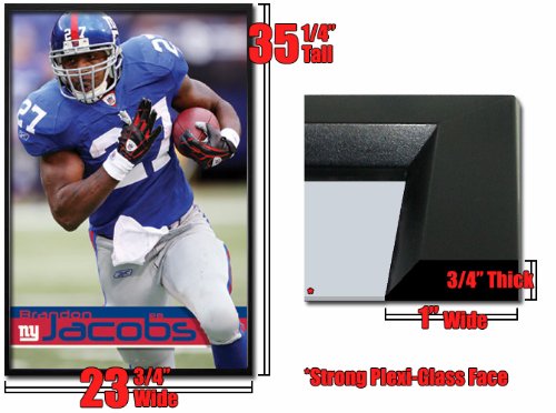 Framed Brandon Jacobs Poster New York Giants Fr4846
