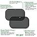 lebogner Car Cling Side Window Sunshade 2 Pack Premium Quality Large Baby Auto Sun Shield, Sun Protector, Blocking Over 98% of Harmful UV Rays, Protects Children and Pets from The Sun's Glare