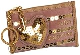 Juicy Couture Sequin Stripe $ Pieces Drop-In Key Purse