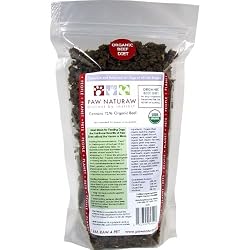 Paw Naturaw Organic Beef Diet for Dogs, 16-Ounce Pouch