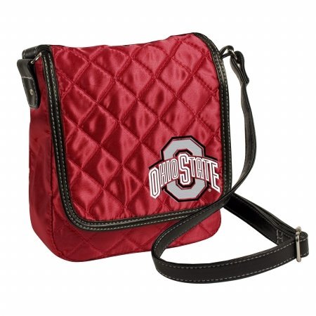 Ohio State Buckeyes Quilted Purse, Classic Red