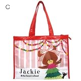 くまのがっこう◎ビニールレッスンバッグ2012☆絵本キャラクターグッズ（子供/ビーチバッグ）通販☆【パーティ（レッド）】