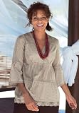 Jessica London Plus Size Surplice Wrap Tunic
