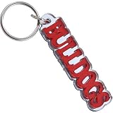 Mississippi State Bulldogs Silver & Red Mini Letter Keychain